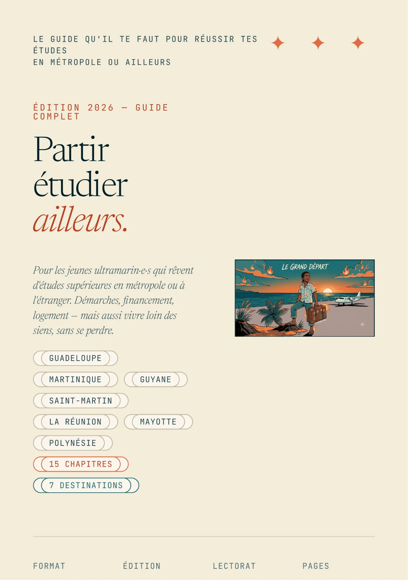 Couverture du guide « Partir étudier ailleurs » — édition 2026